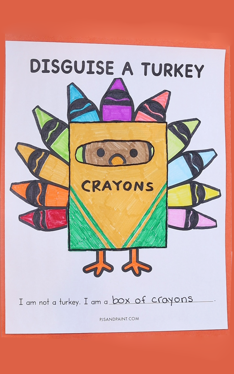 Free Printable Disguise A Turkey Template
