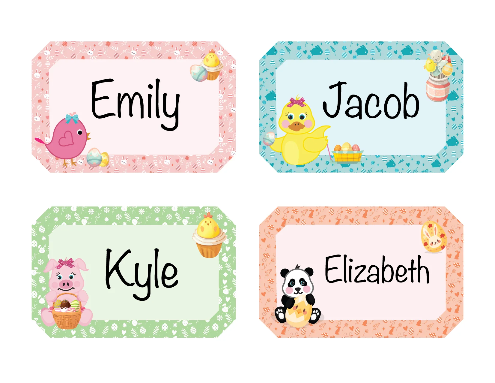 Free Printable Easter Name Tags Free Printable Easter Name Tags