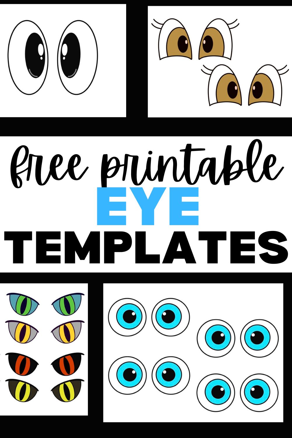 Free Printable Eye Template For Crafts 2