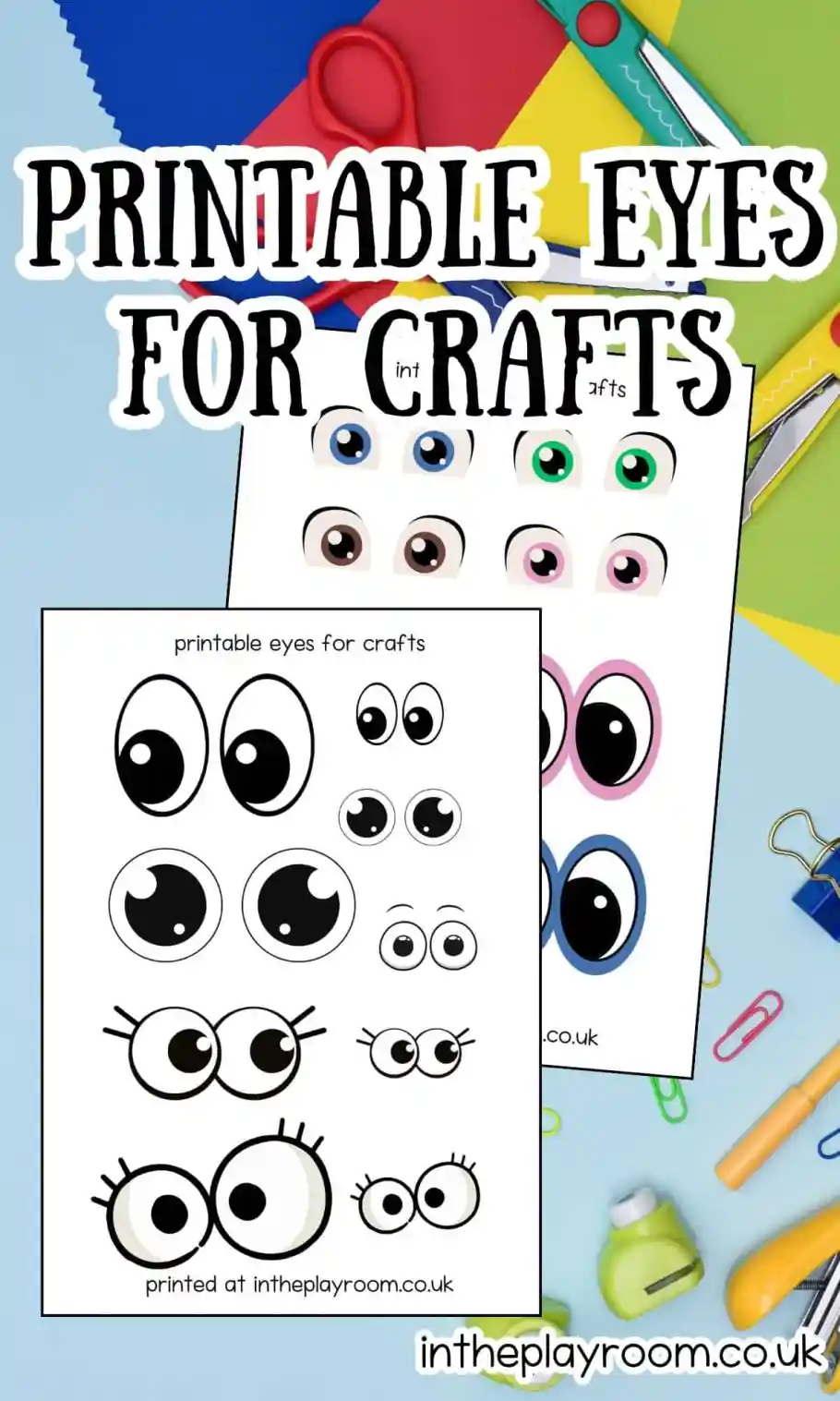 Free Printable Eyes For Crafts