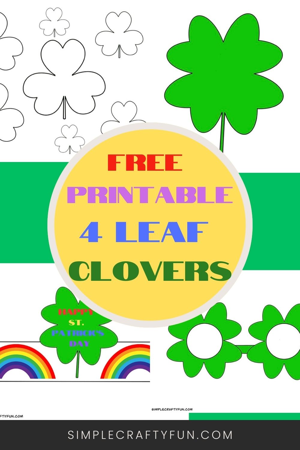 Free Printable Four Leaf Clover Templates Free Printable Four Leaf Clover Templates