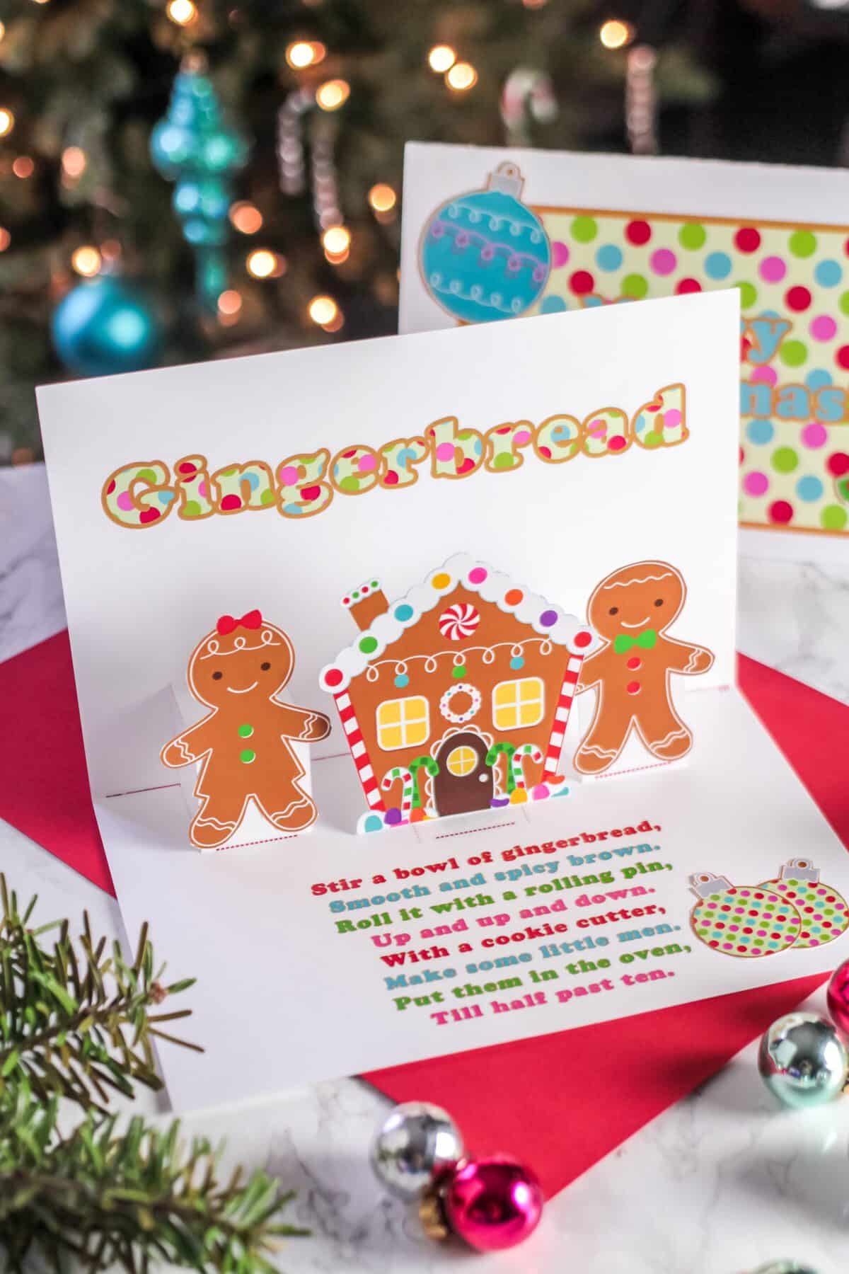 gingerbread house christmas card template gingerbread house christmas card template