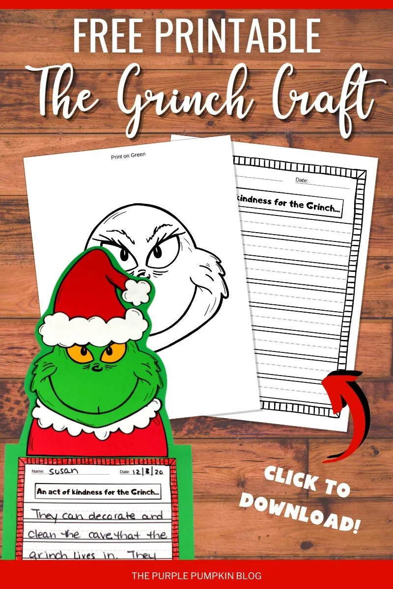 free printable grinch template