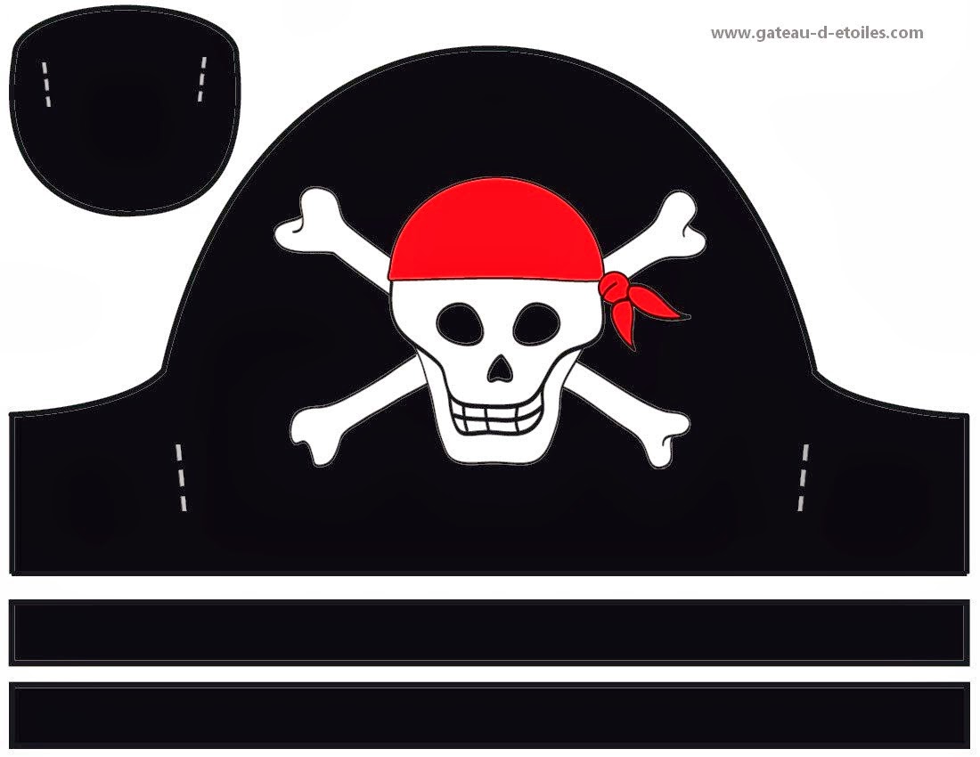 Free Printable Pirate Hat Also With