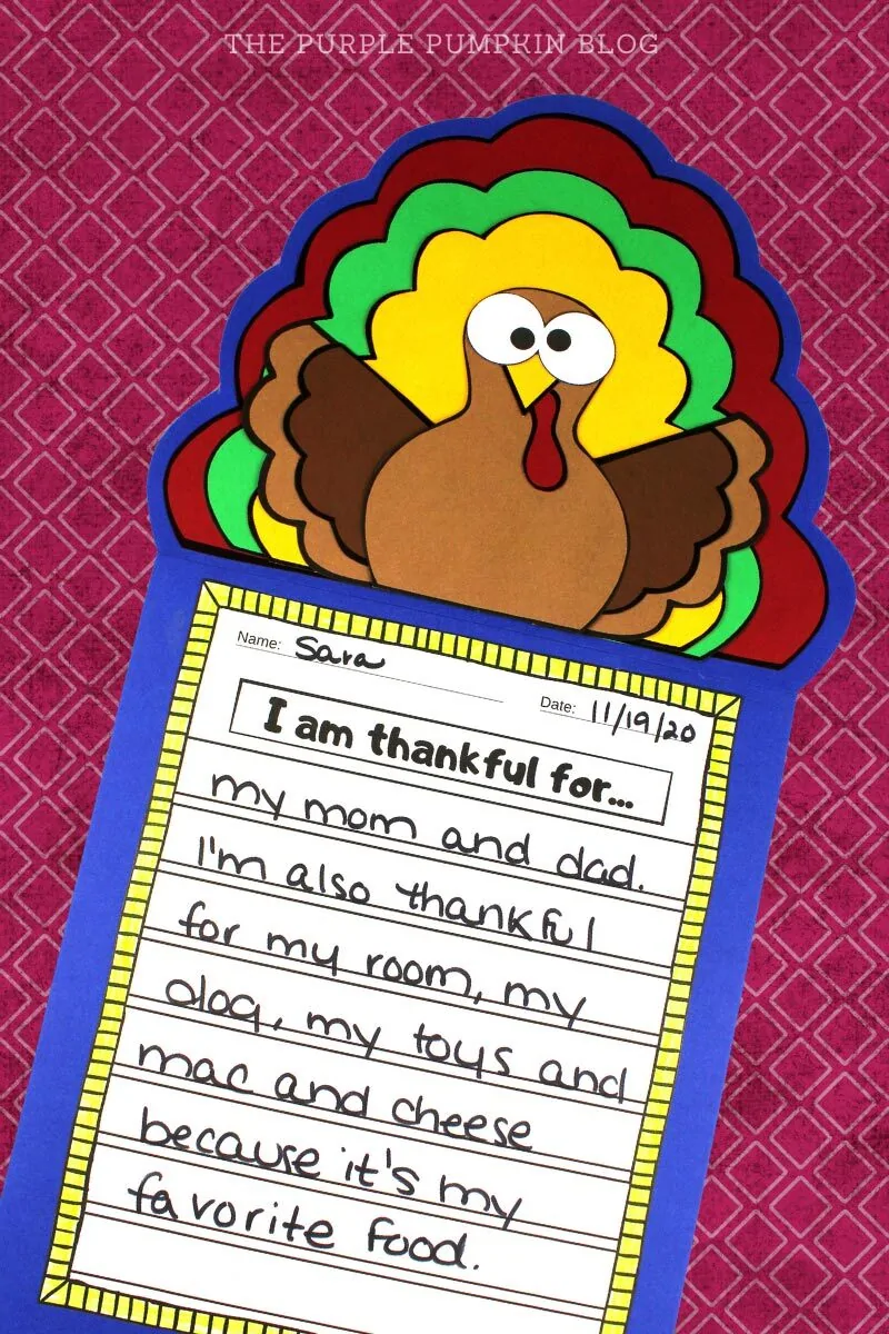 Free Printable Thanksgiving Turkey Craftivity Free Printable Thanksgiving Turkey Craftivity