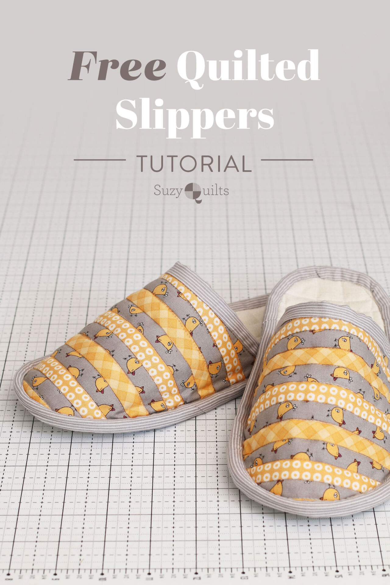 Free Quilted Slippers Tutorial Free Quilted Slippers Tutorial