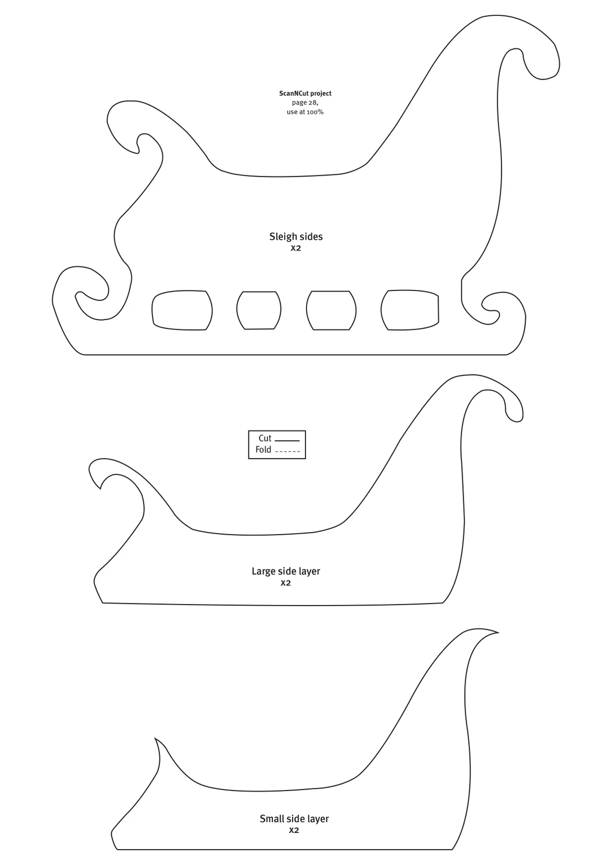 Free Santa Gift Cards Sleigh And Exploding Box Card Papercraft Templates Free Santa Gift Cards Sleigh And Exploding Box Card Papercraft Templates
