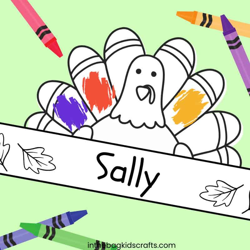 Free Thanksgiving Turkey Hat Printable For Kids
