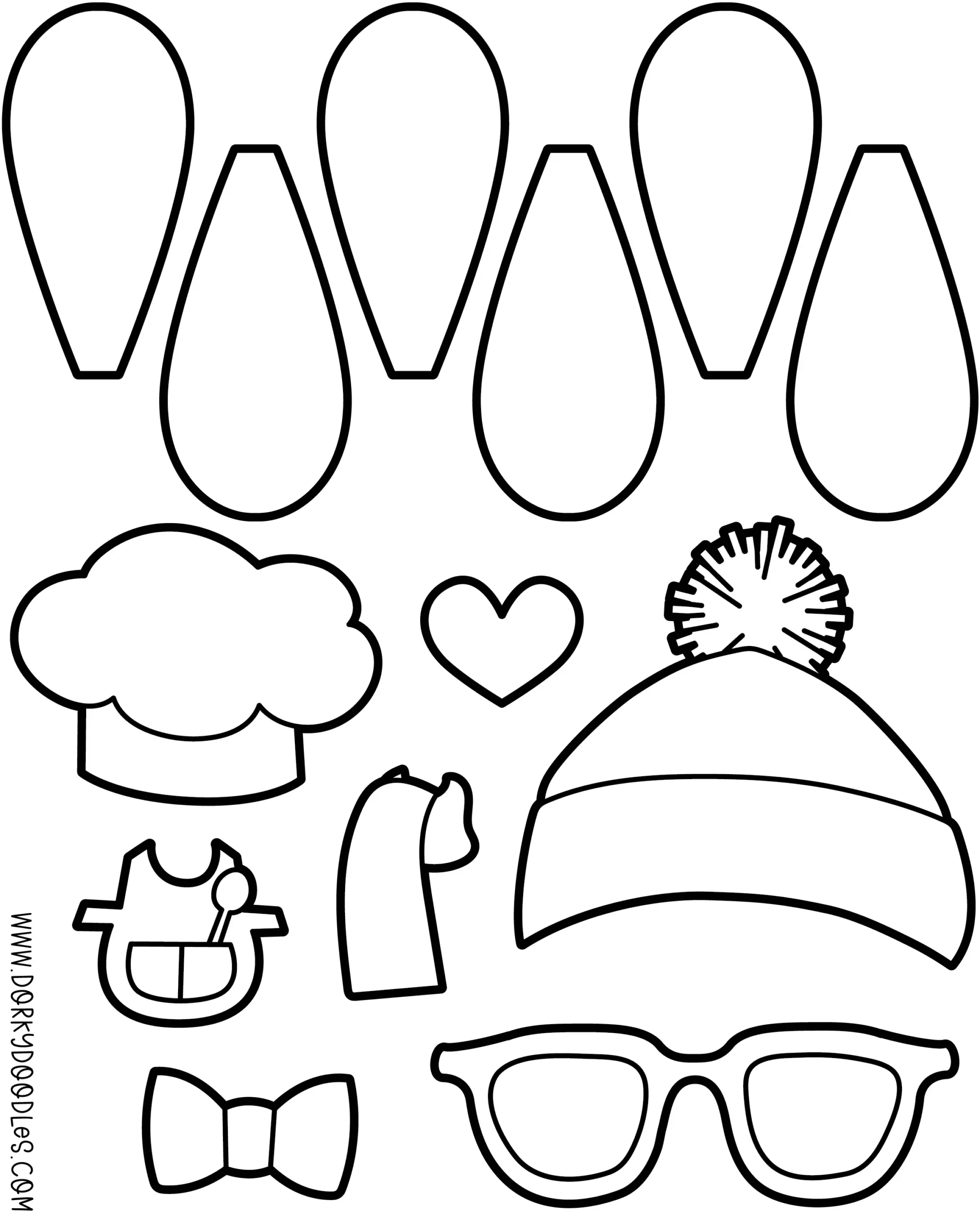 Giant Finger Puppet Turkey Free Printable Giant Finger Puppet Turkey Free Printable
