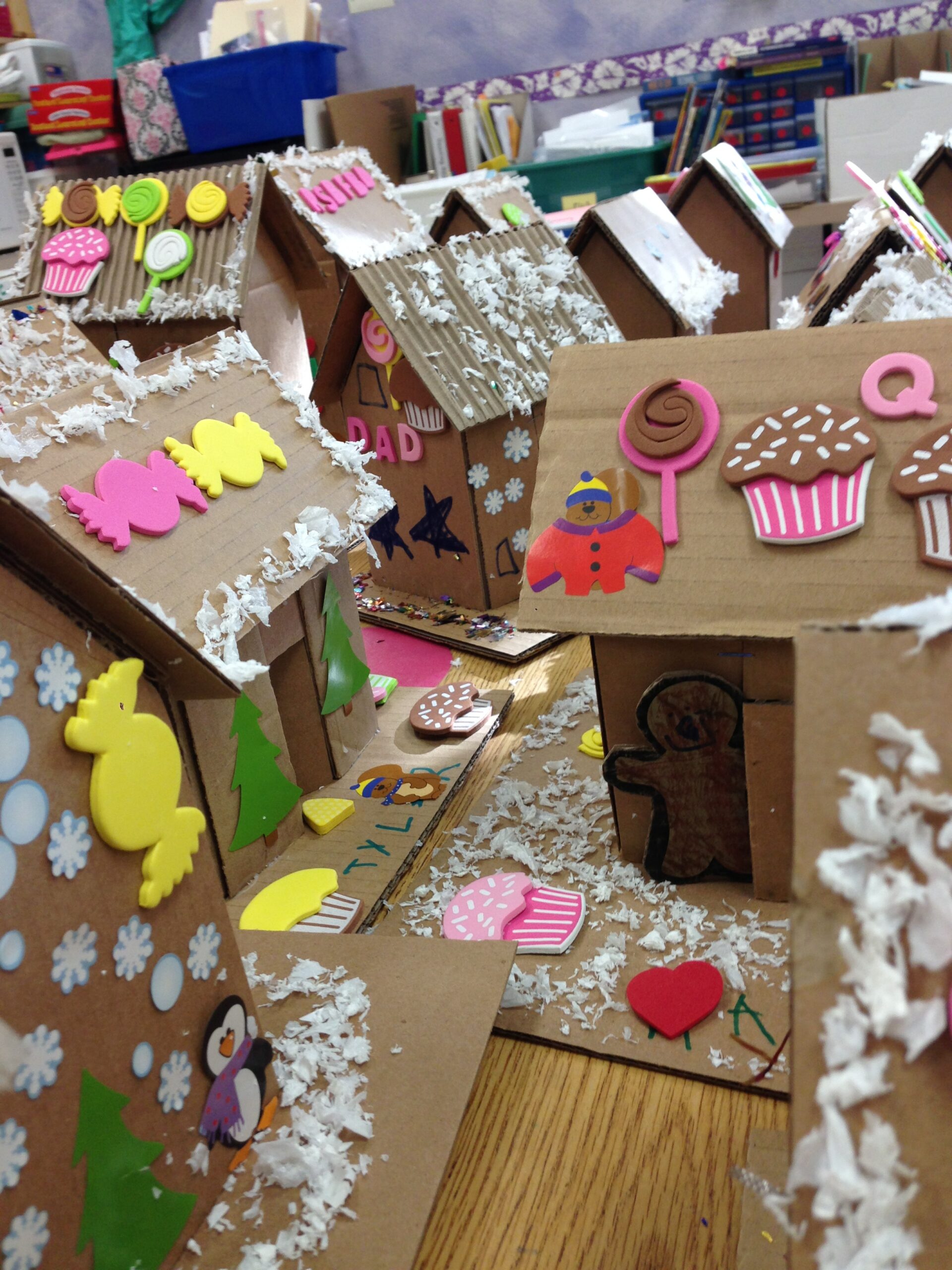 Gingerboard Houses By Kids