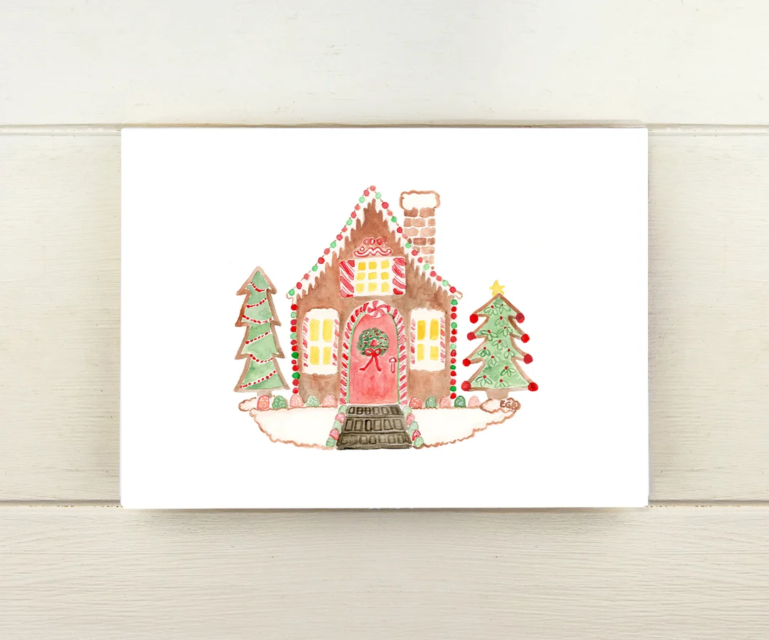 Gingerbread House Christmas Card Gingerbread House Christmas Card