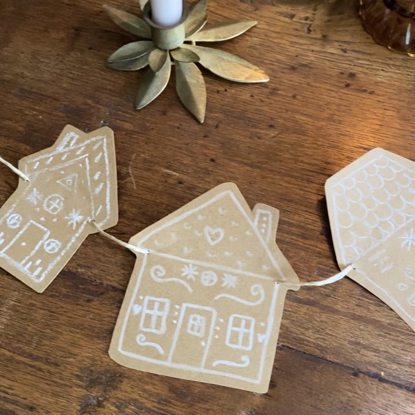 Gingerbread House Garland