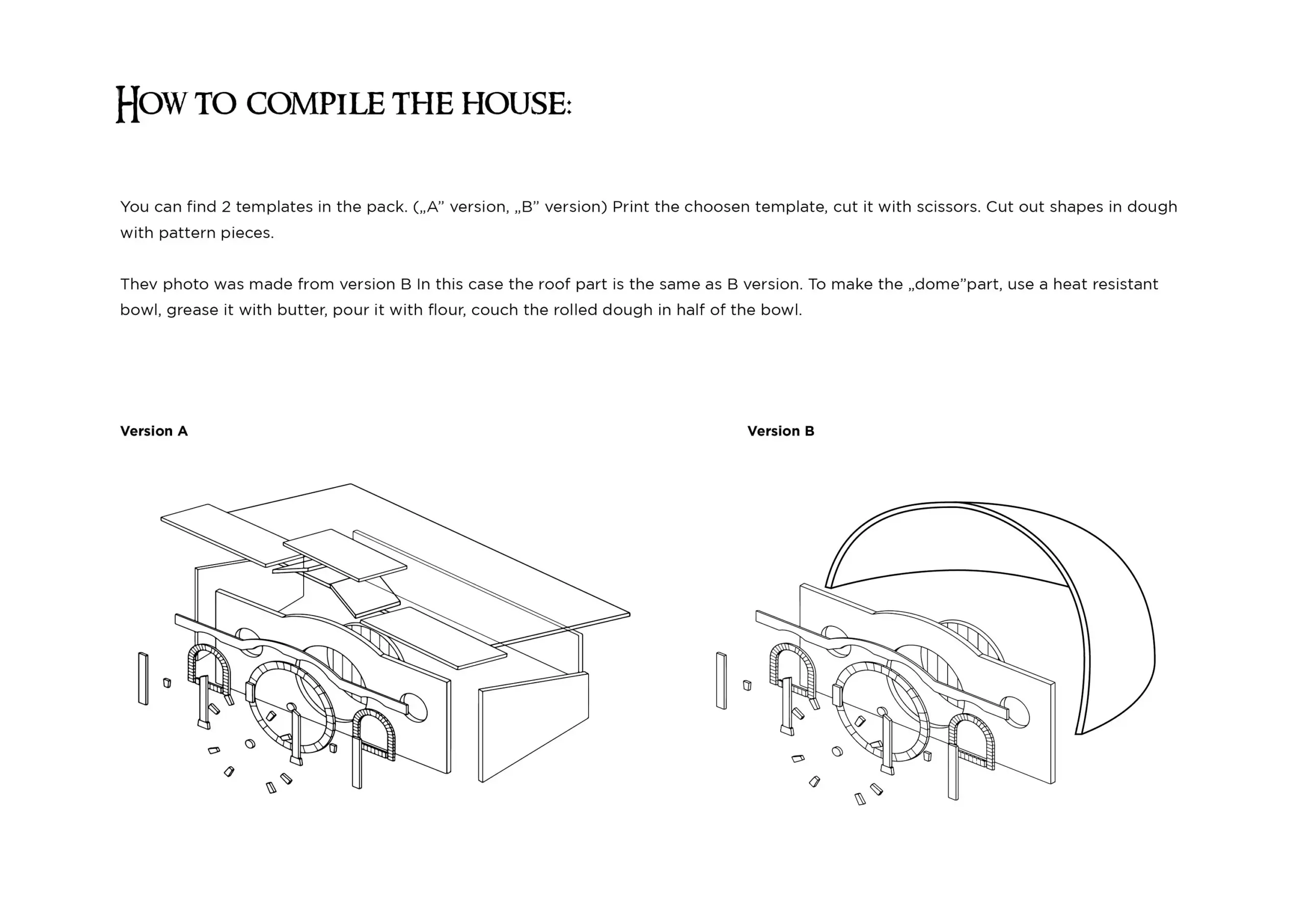 Gingerbread House Kit Svg The Hobbit