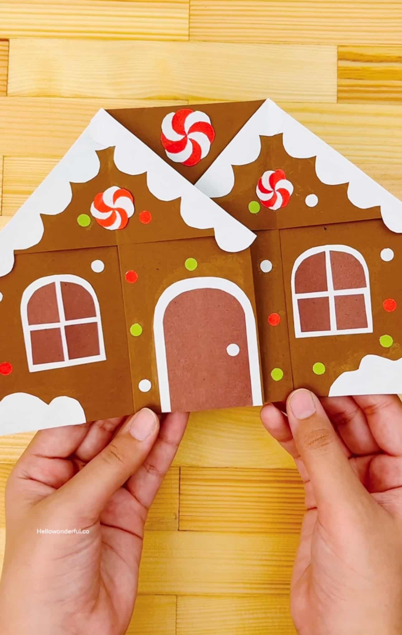 Gingerbread House Paper Craft