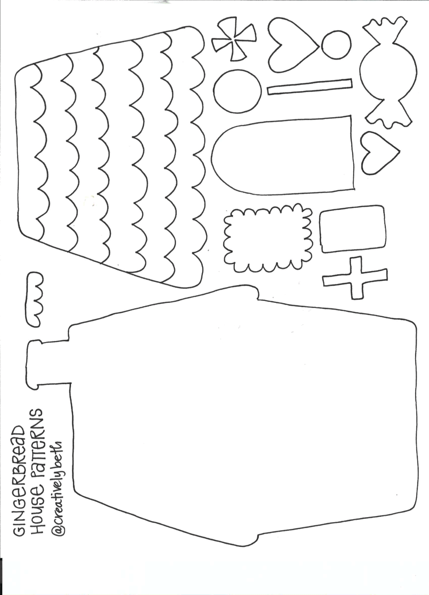 Gingerbread House Patterns Creatively Beth