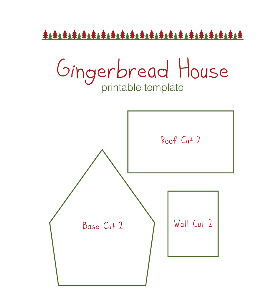Gingerbread House Templates