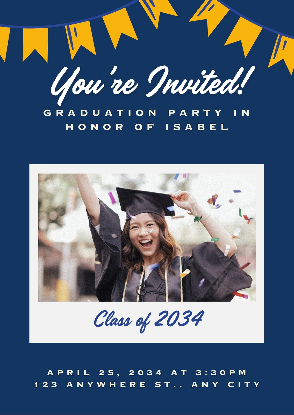 graduation announcements free printable templates