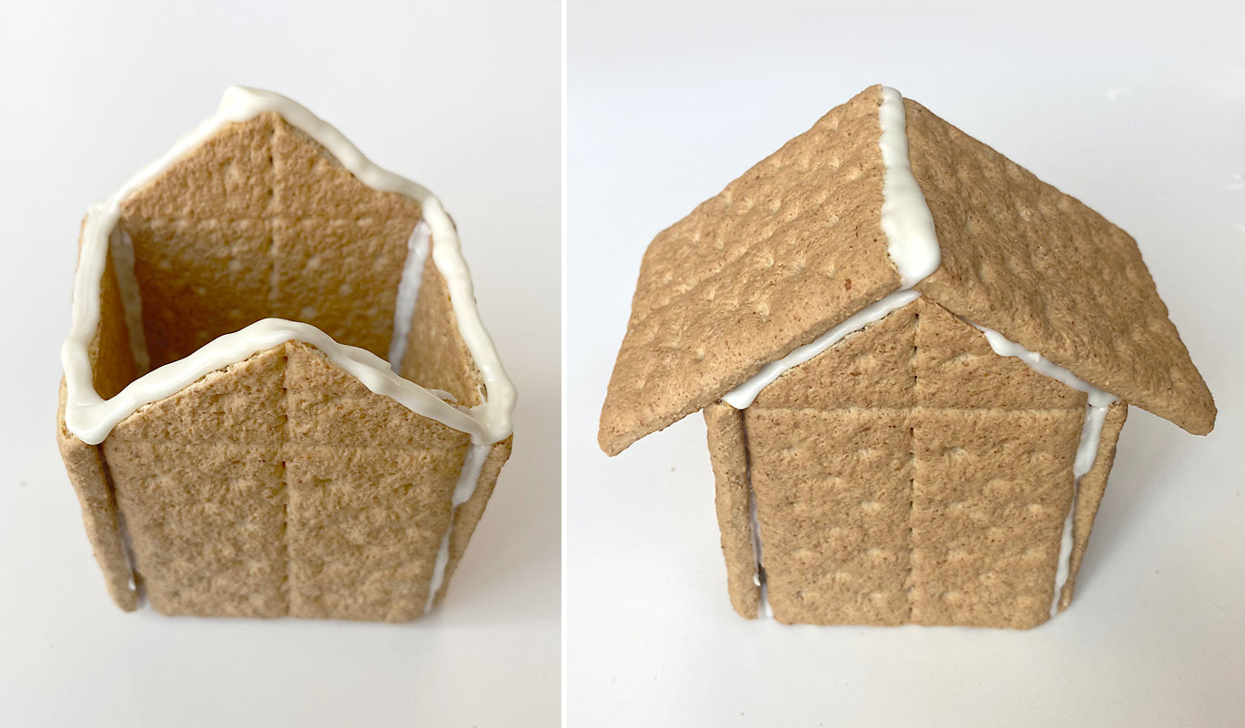 Graham Cracker Gingerbread Houses