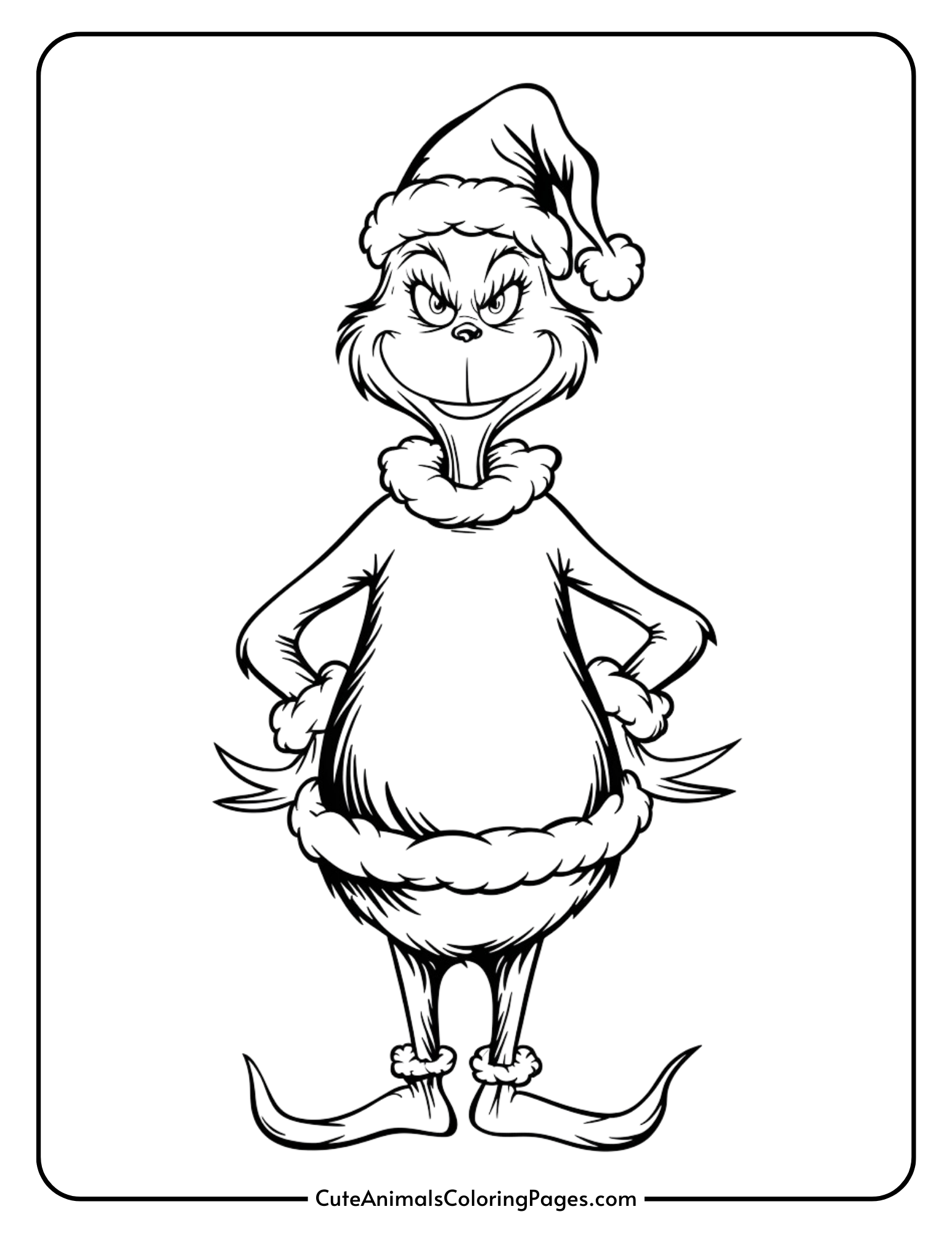 Grinch Coloring Pages