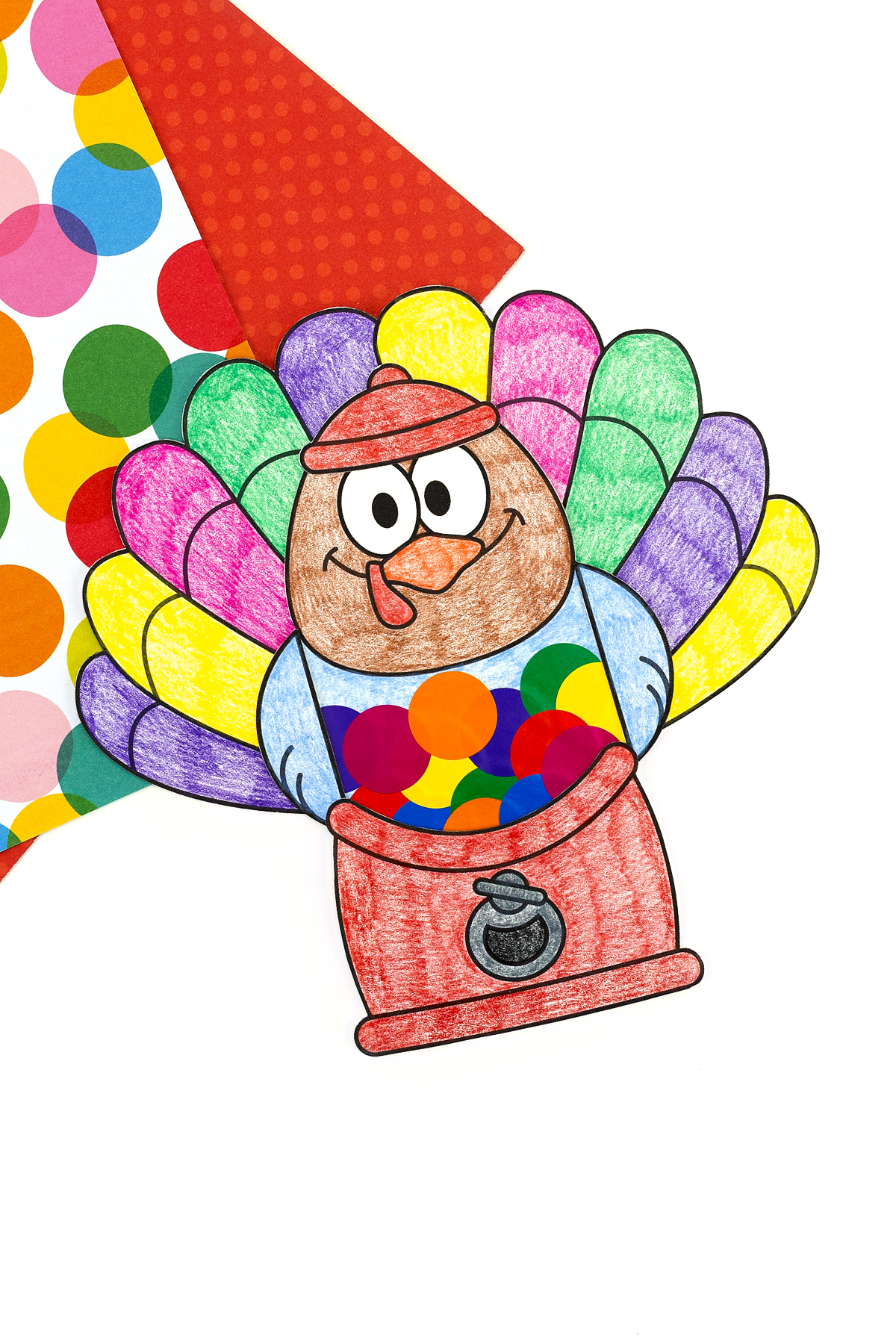 Gumball Machine Turkey Disguise