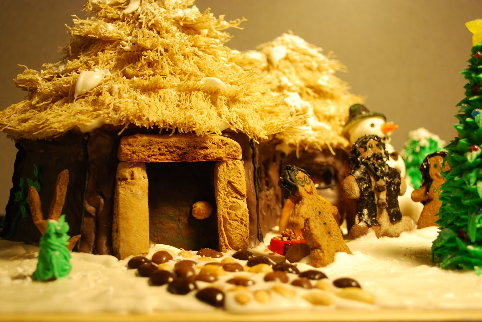 hagrids hut gingerbread house template