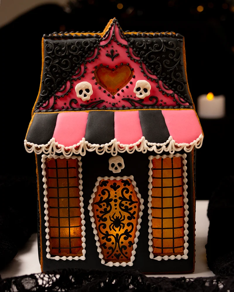 Halloween Gingerbread House Luminary Halloween Gingerbread House Luminary