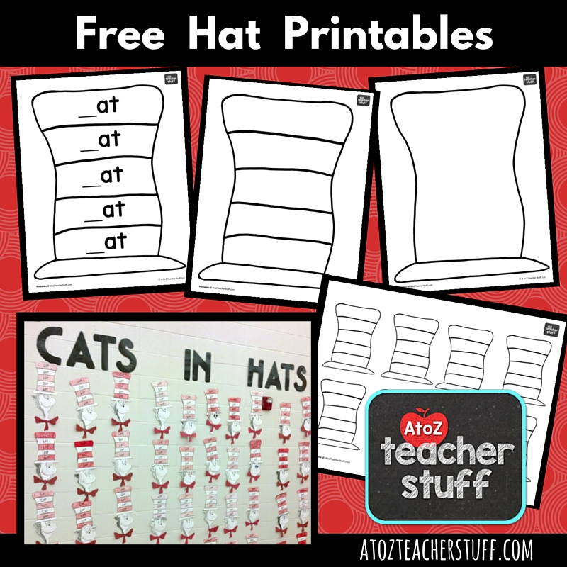 Hat Printables For Dr Seuss Cat In The Hat Or Just Hats