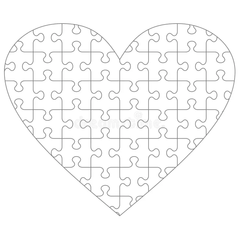Heart Shaped Jigsaw Puzzle Template Blank Classic Style Transparent Vector Mode Pieces Suitable Valentine S Day Wedding Image107879166 Heart Shaped Jigsaw Puzzle Template Blank Classic Style Transparent Vector Mode Pieces Suitable Valentine S Day Wedding Image107879166