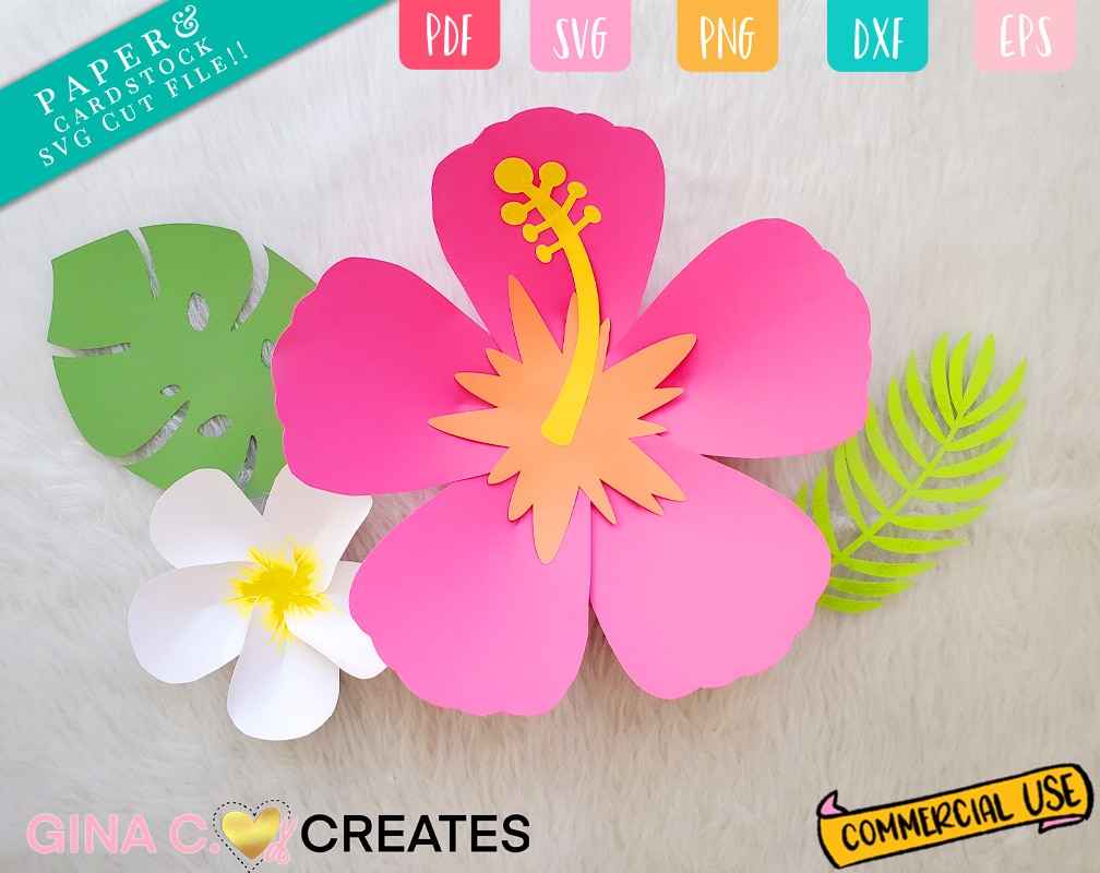 printable hawaiian flower template printable hawaiian flower template