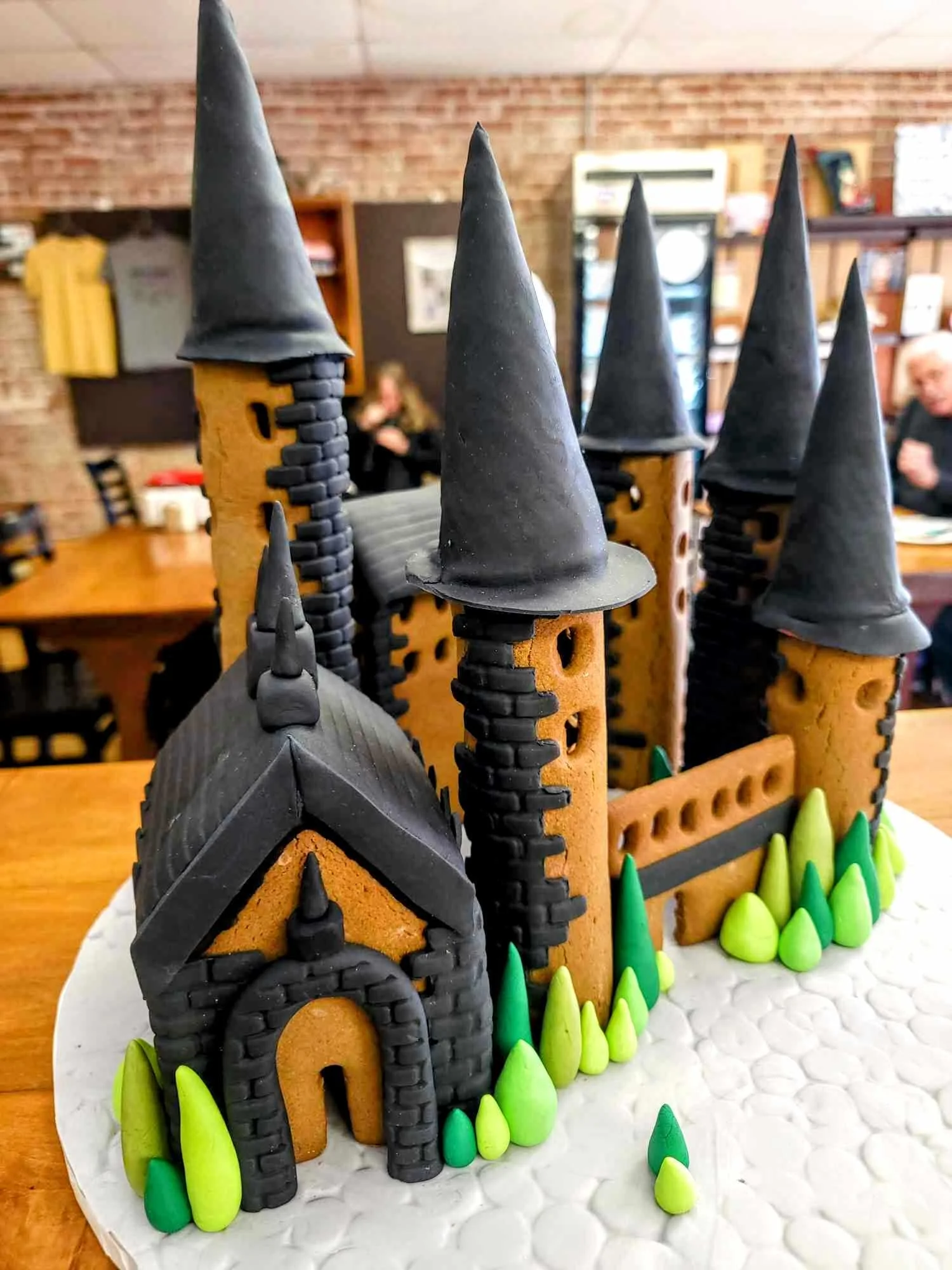hogwarts castle gingerbread house template