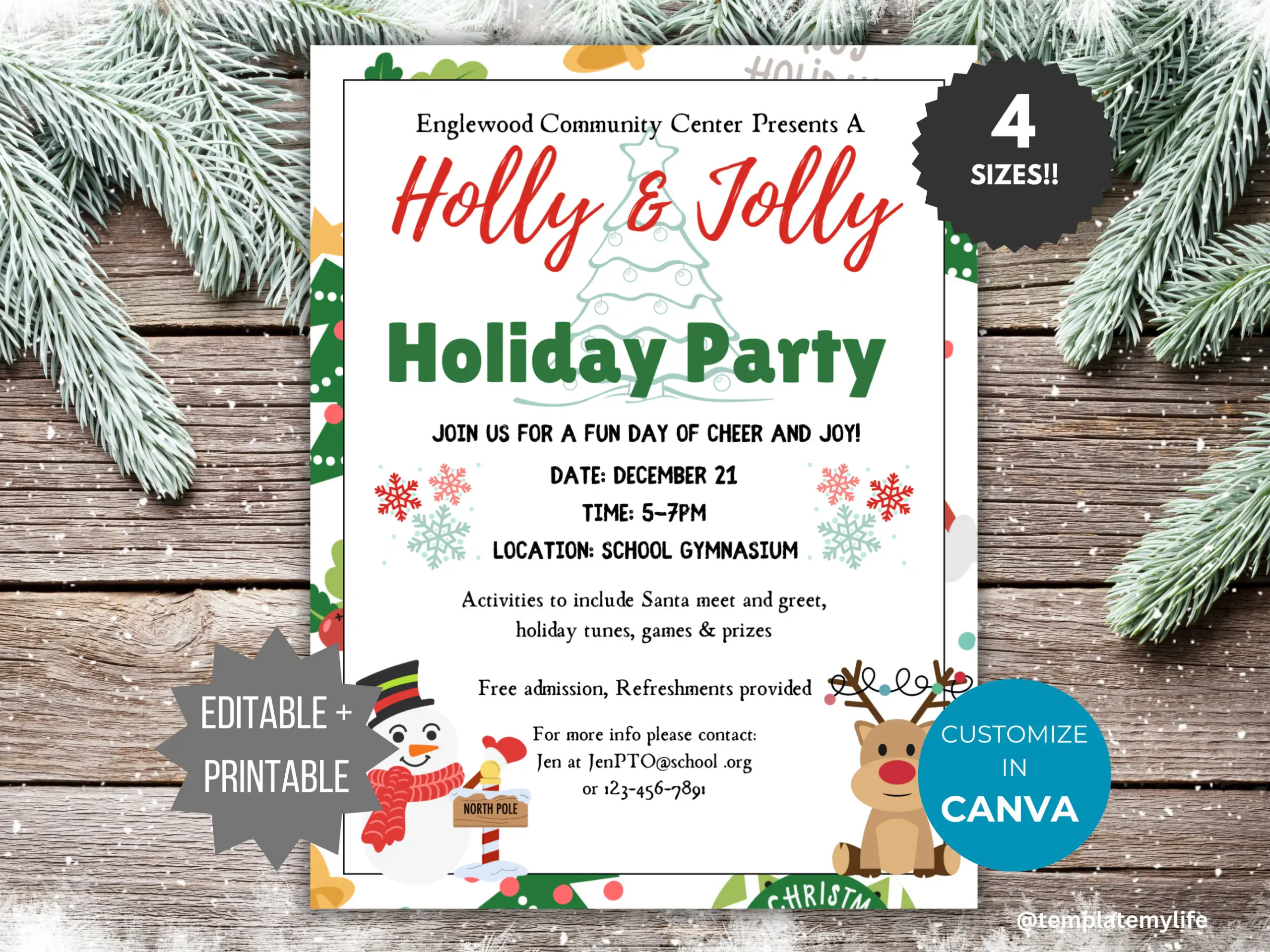 Holiday Party Invitation Template Holiday Party Invitation Template