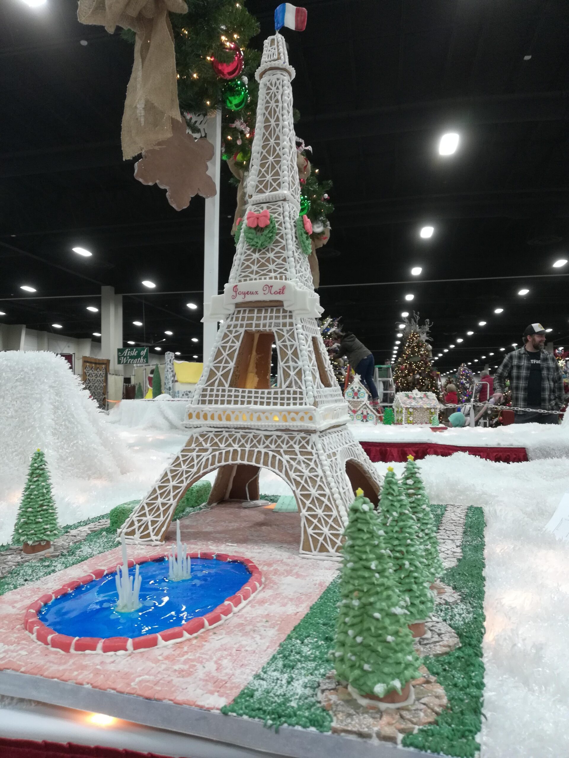 eiffel tower gingerbread house template
