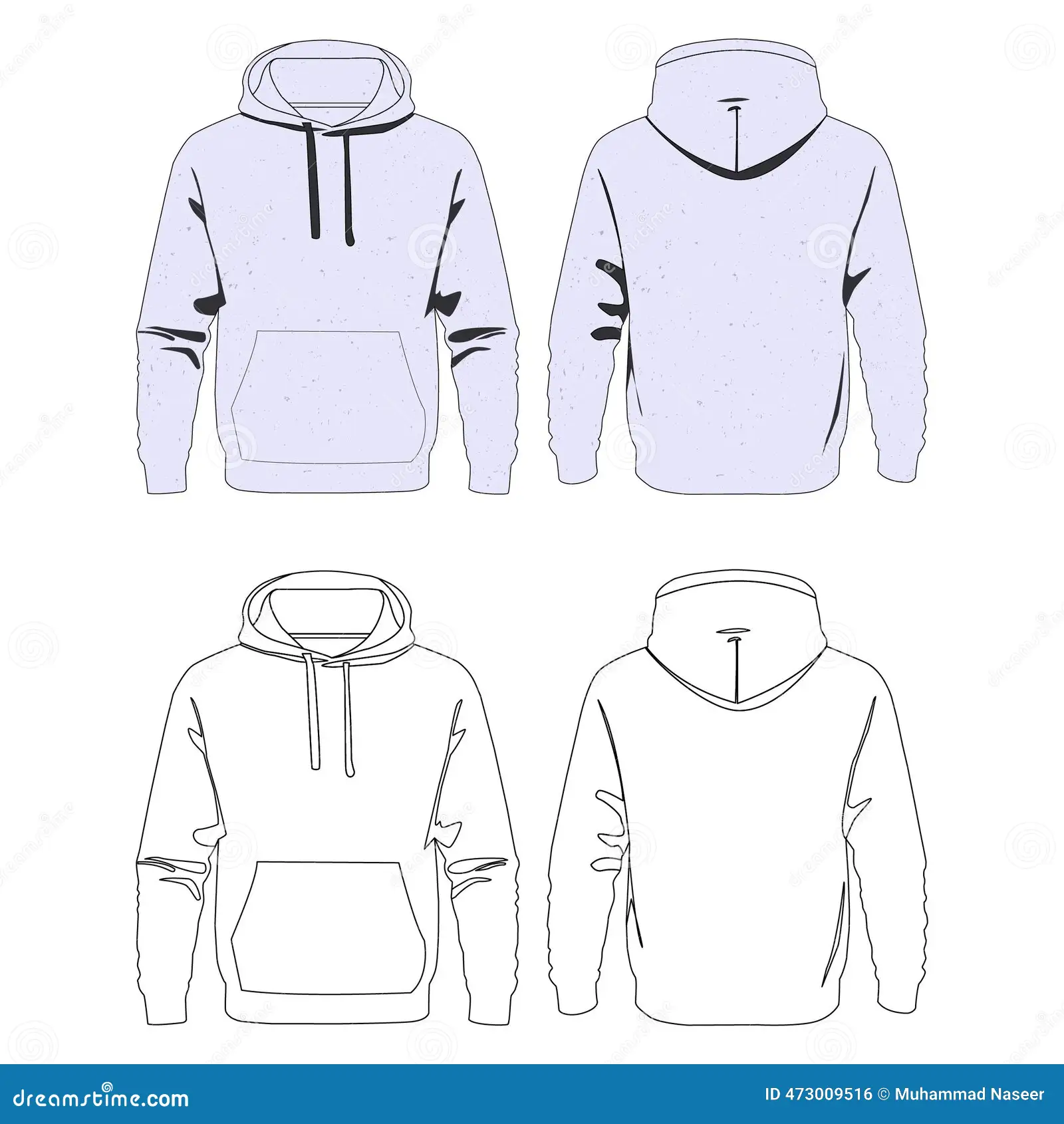 Hoodie Set Mockup