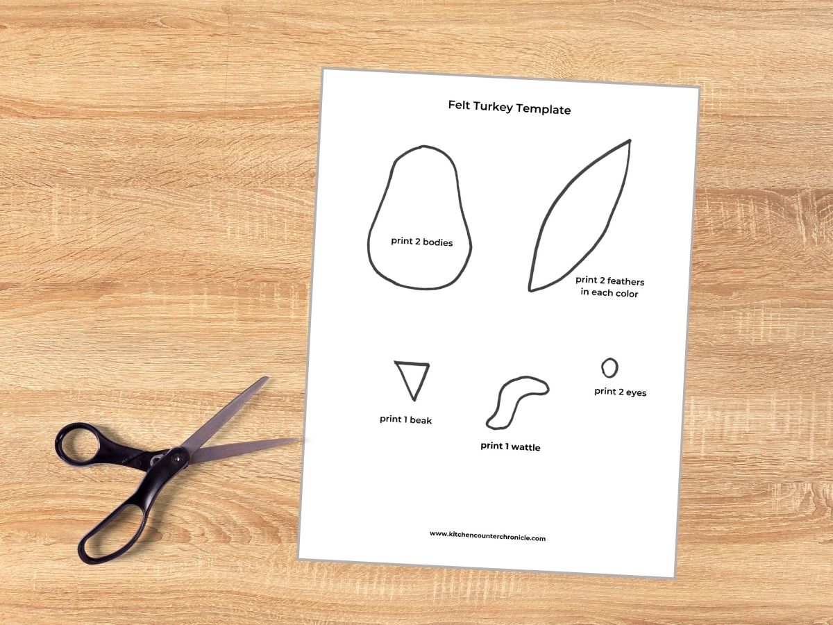 How To Make Felt Turkey Craft