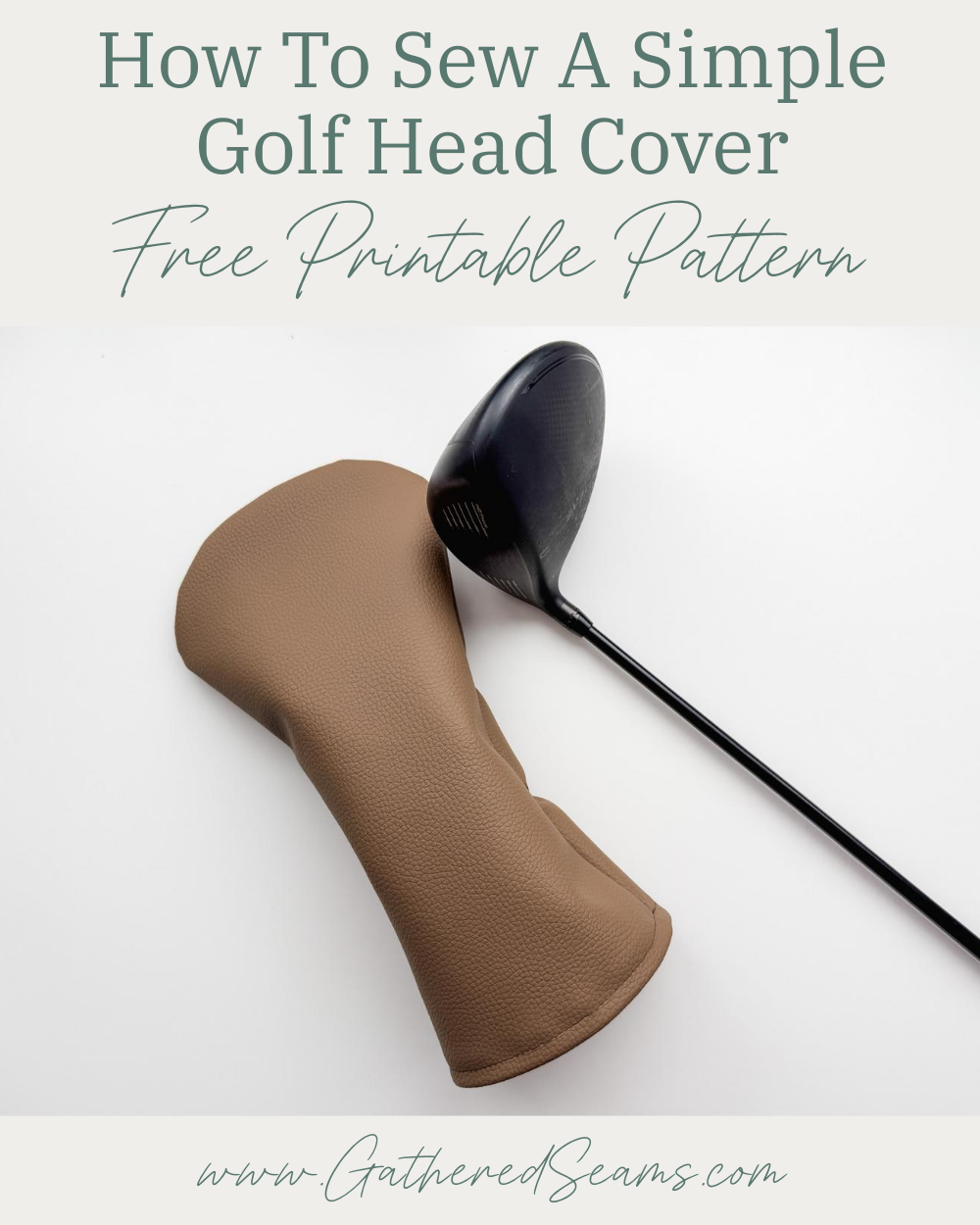 How To Sew A Golf Head Cover Free Printable Pattern