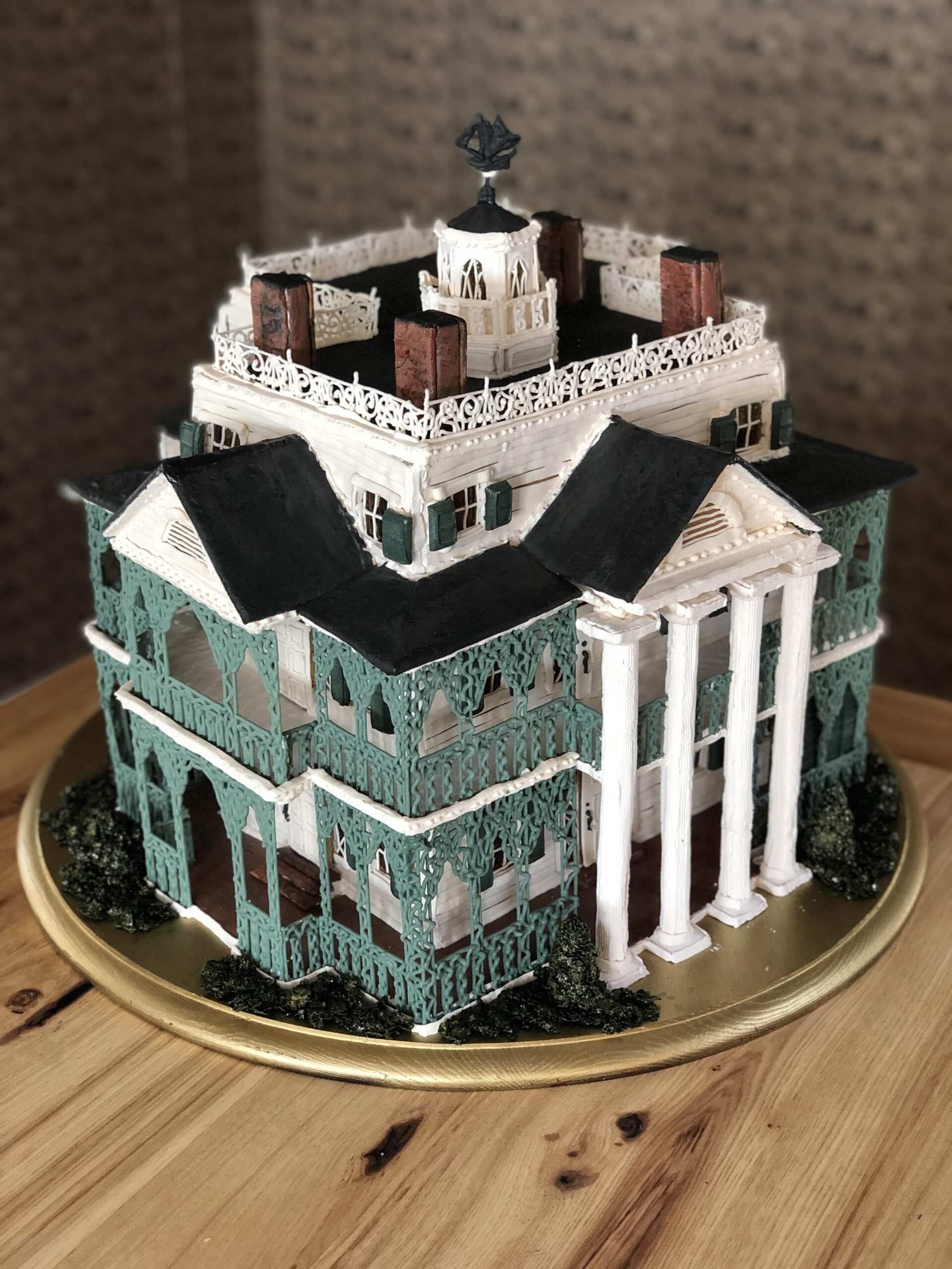 haunted mansion gingerbread house template haunted mansion gingerbread house template