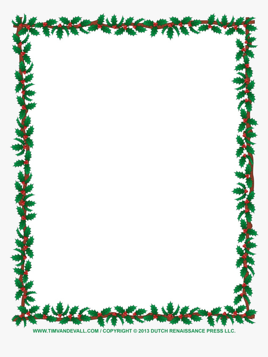 word christmas border templates
