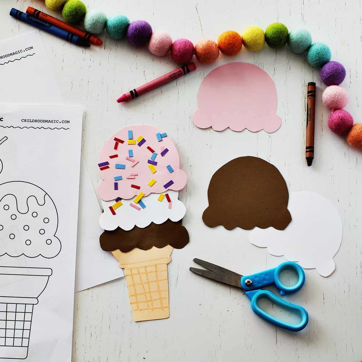 Ice Cream Template Free Printable Outline Ice Cream Template Free Printable Outline