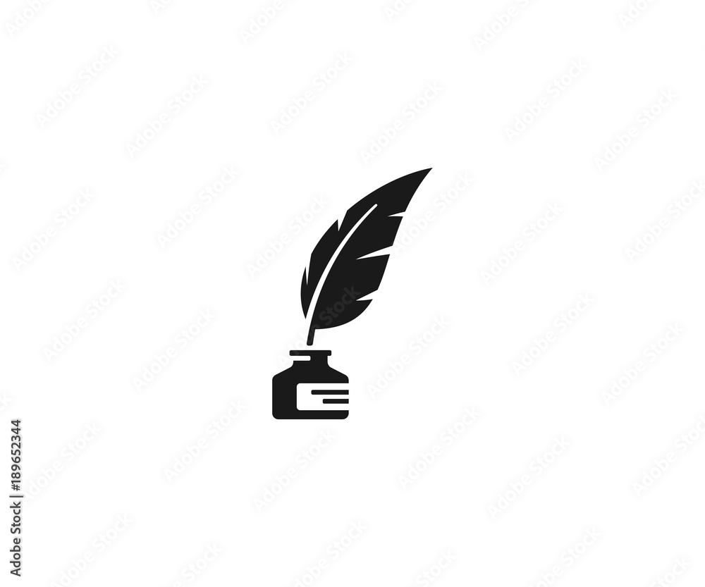 feather pen template feather pen template