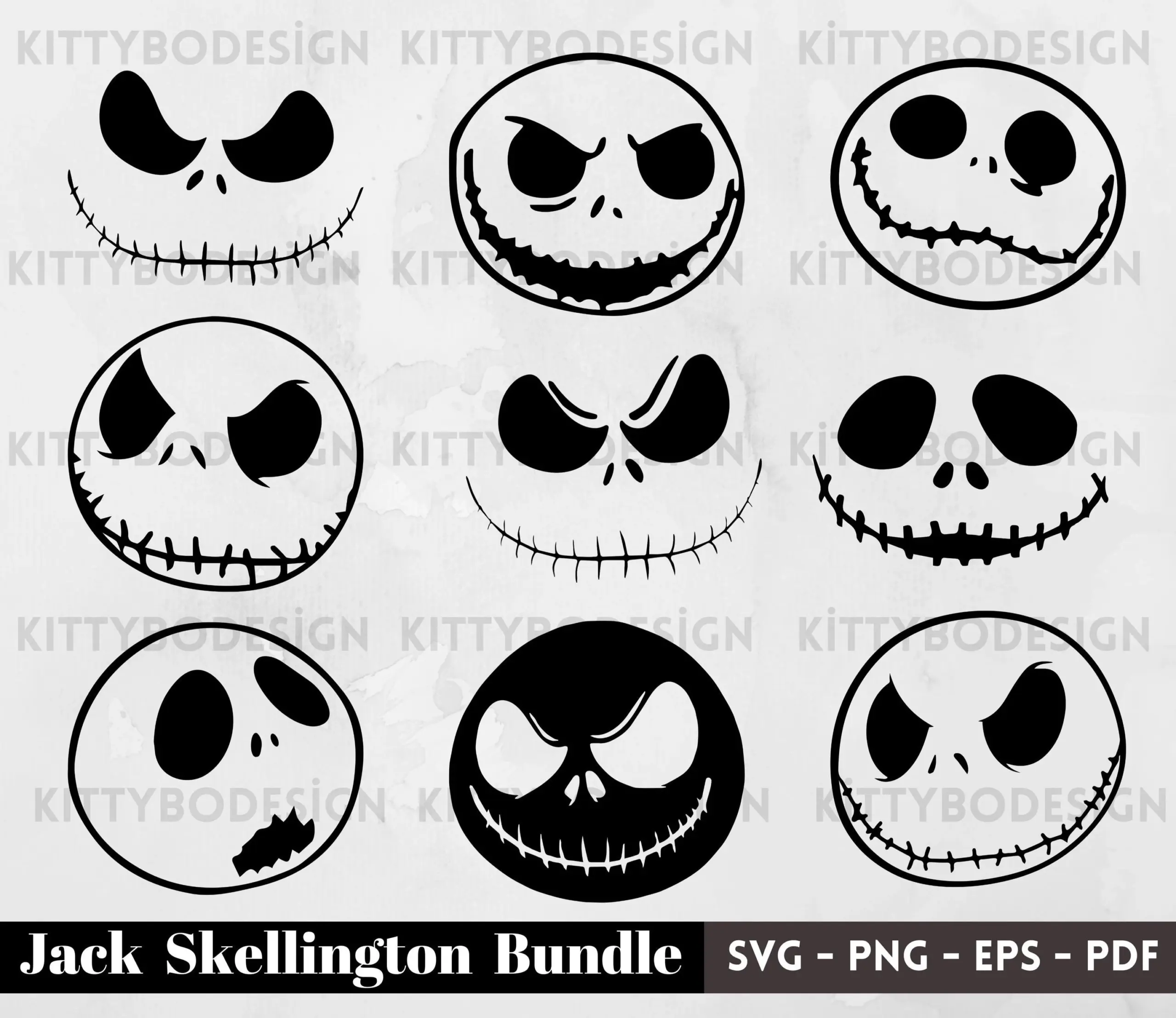 Jack Skellington Face Svg Halloween Cut Jack Skellington Face Svg Halloween Cut