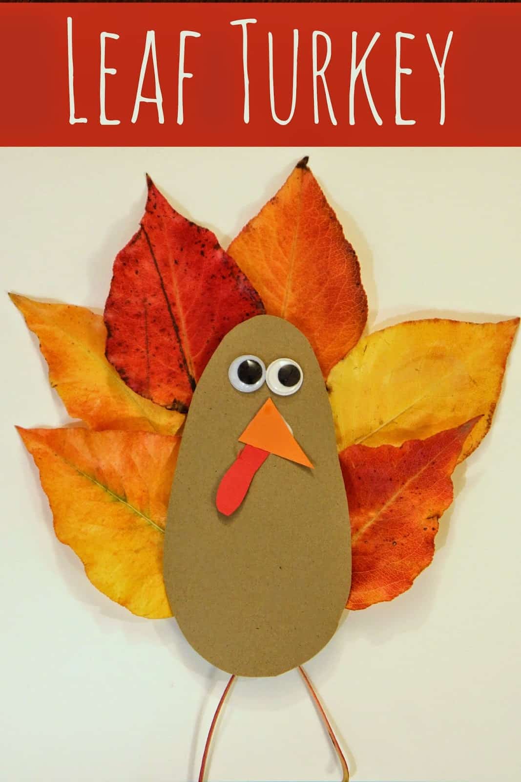 Leaf Turkey Card