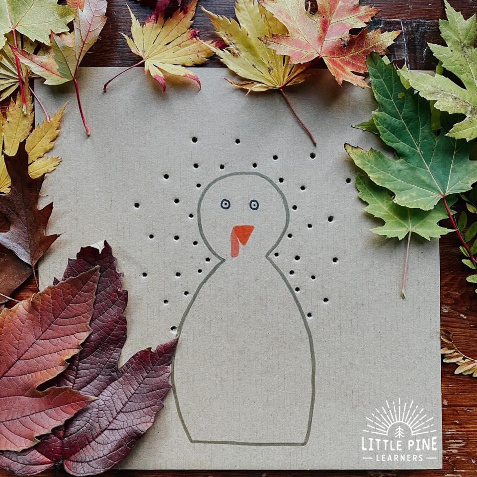 Leaf Turkey Craft For Thanksgiving