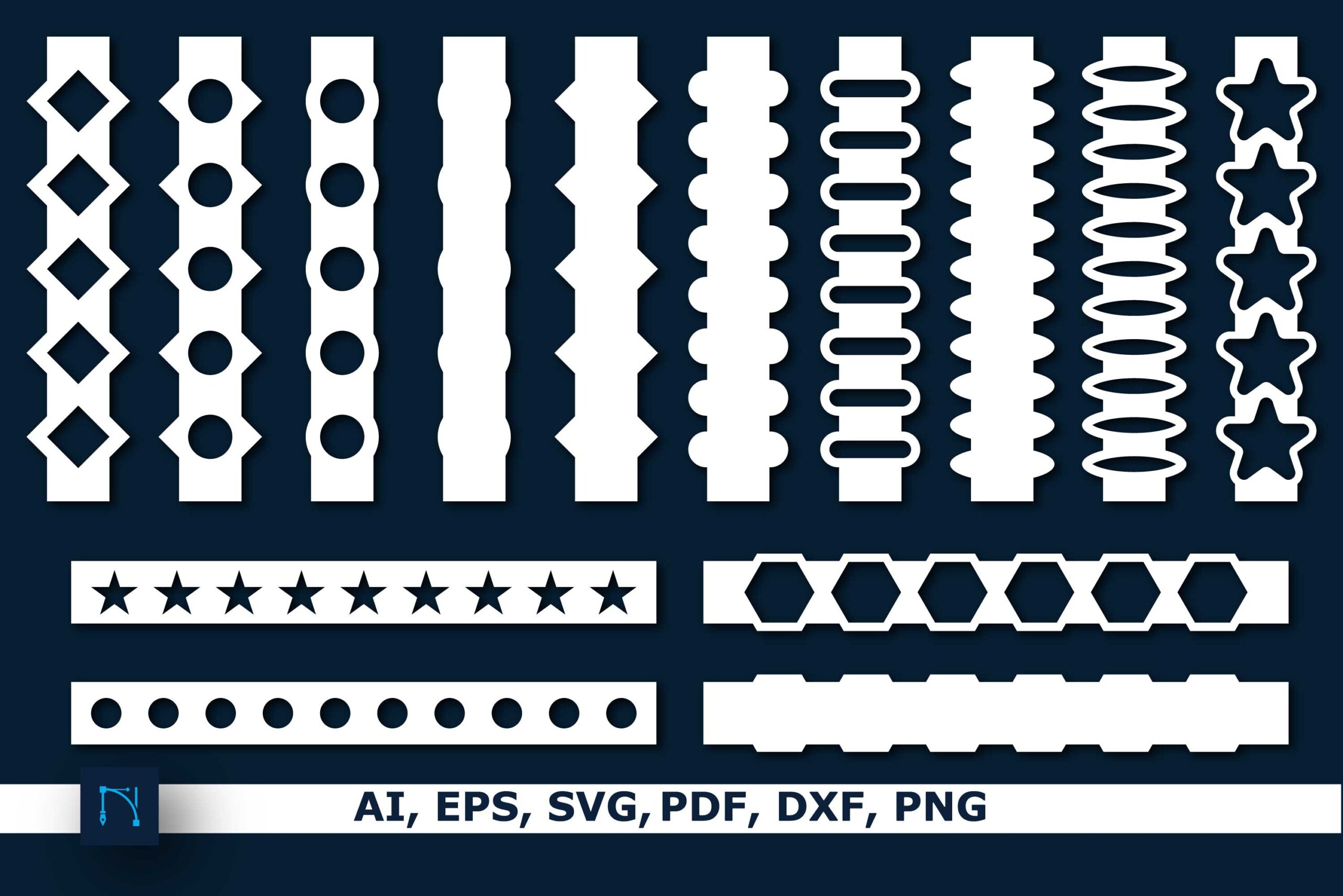 Leather Keychain Template Svg Bundle