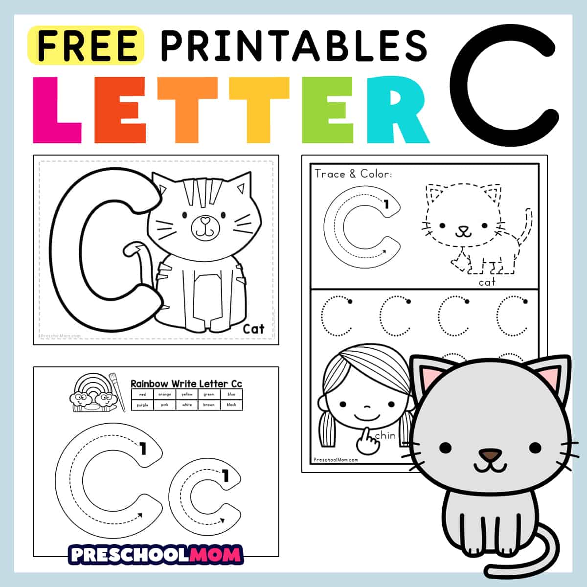 letter c printable template letter c printable template