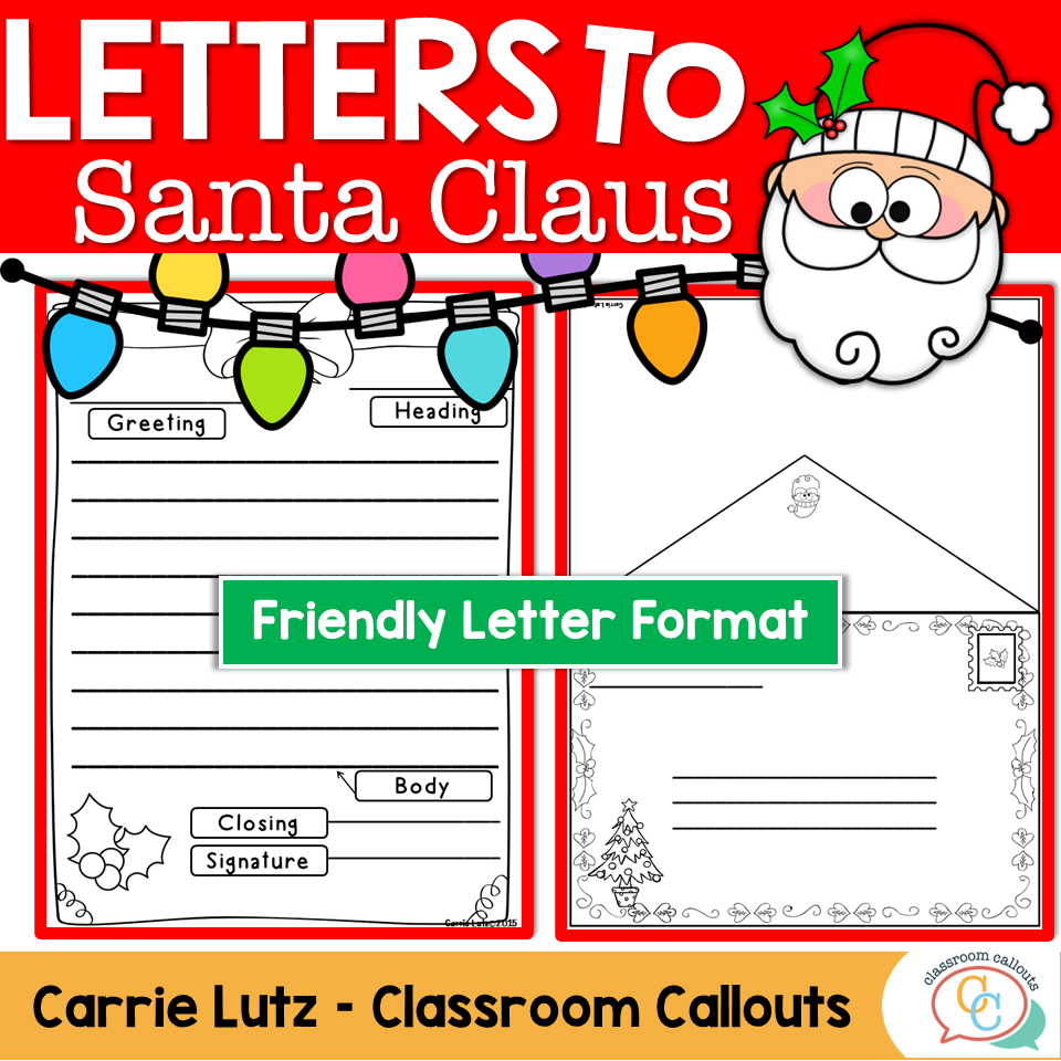 christmas friendly letter template