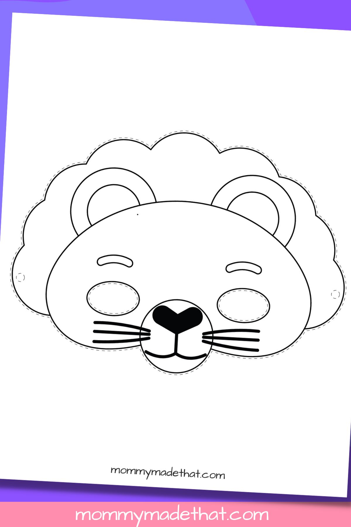  lion Mask Templates Free Printables