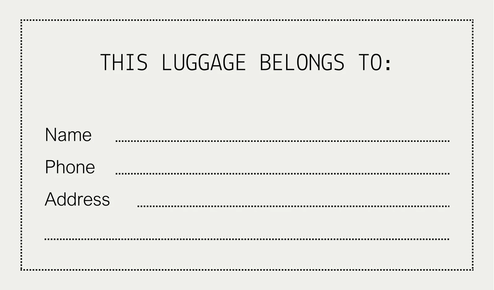 Luggage