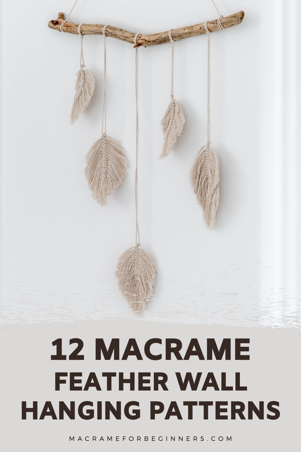 free printable macrame feather template