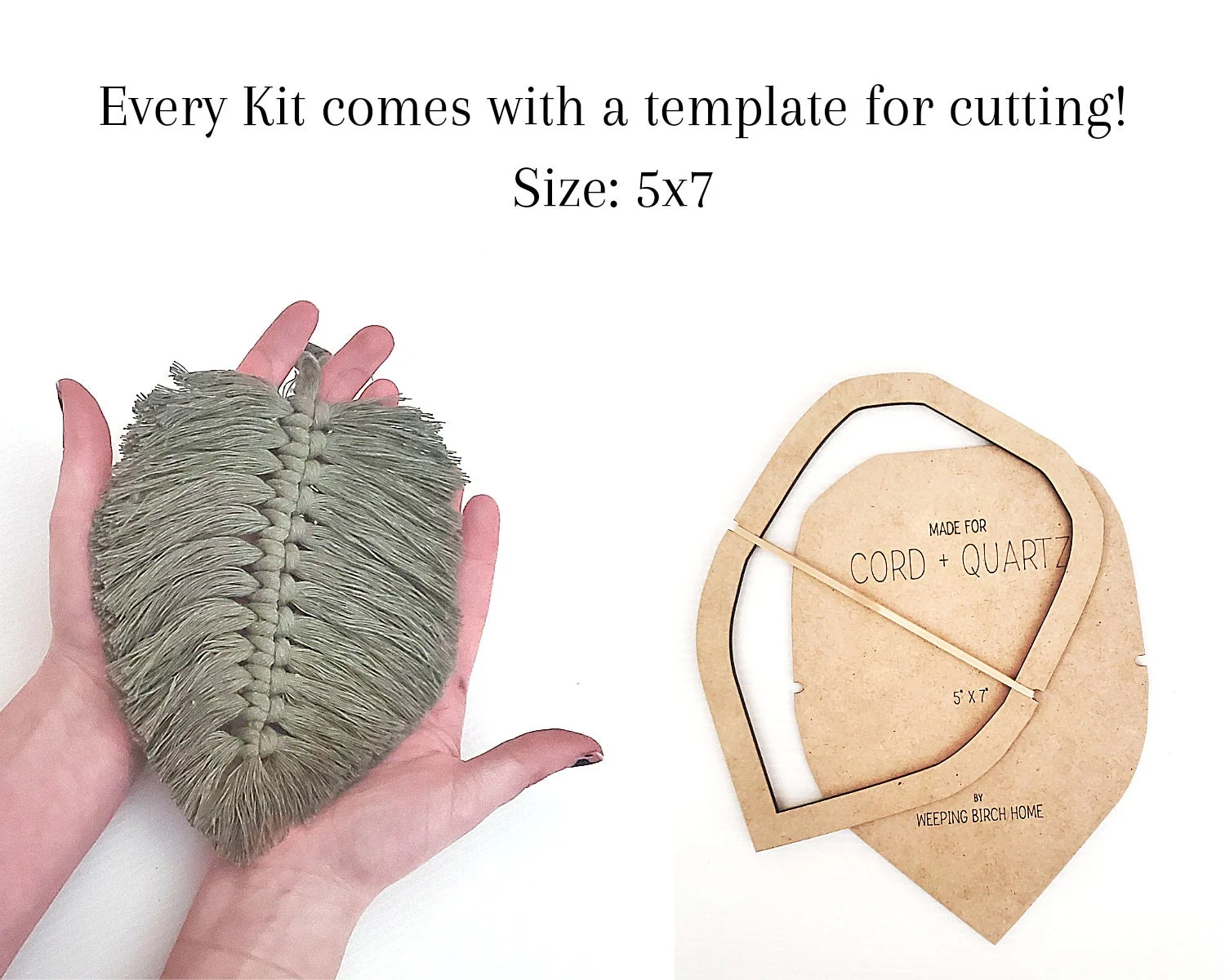 Macrame Leaffeather Diy Craft Kit Craft 96231
