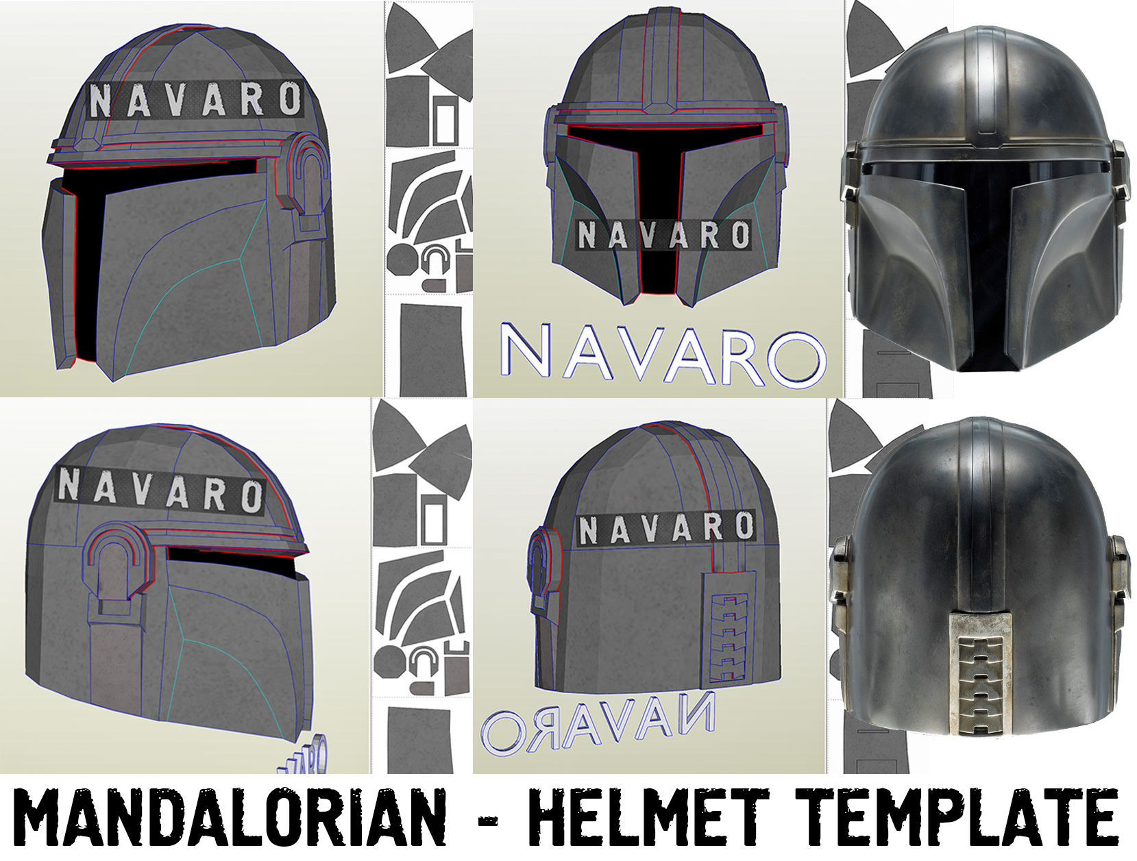 Mandalorian Helmet Template Mandalorian Pepakura 828943445 Mandalorian Helmet Template Mandalorian Pepakura 828943445